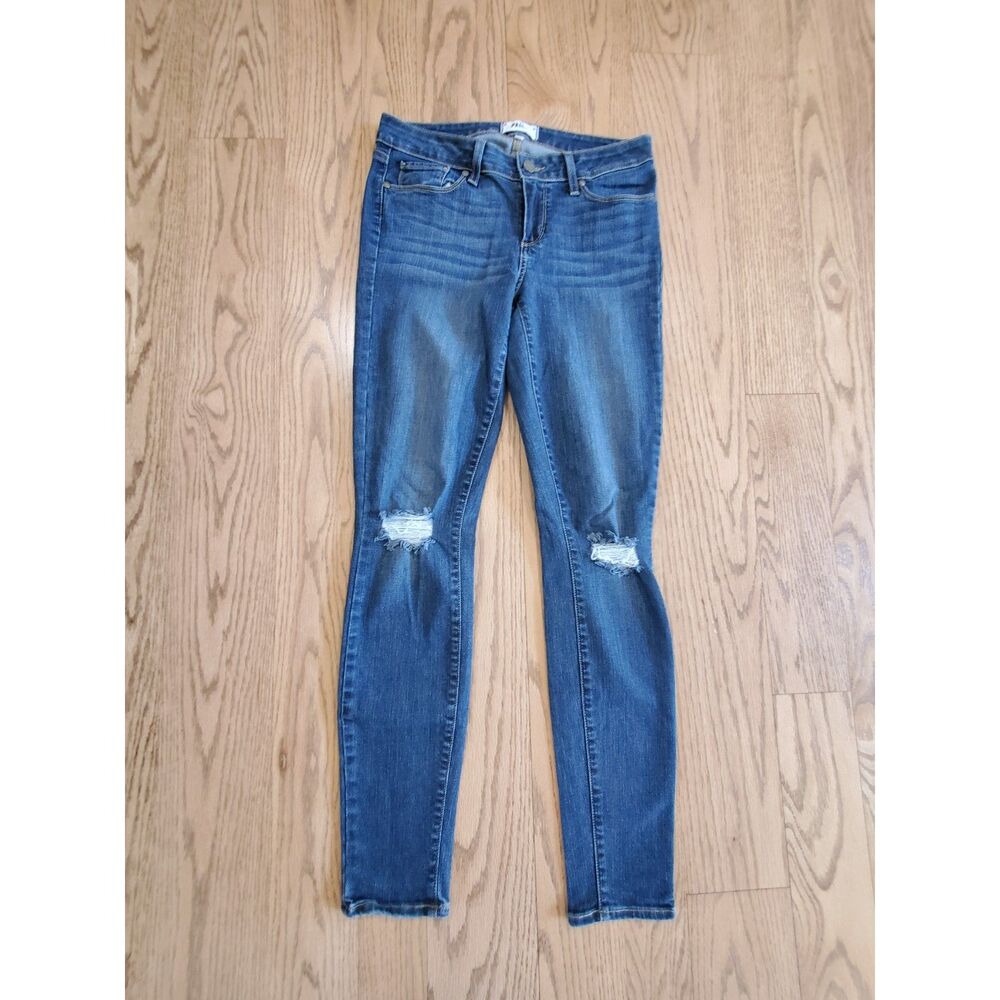 PAIGE Womens 28 Verdugo Ultra Skinny Distressed Jeans EUC